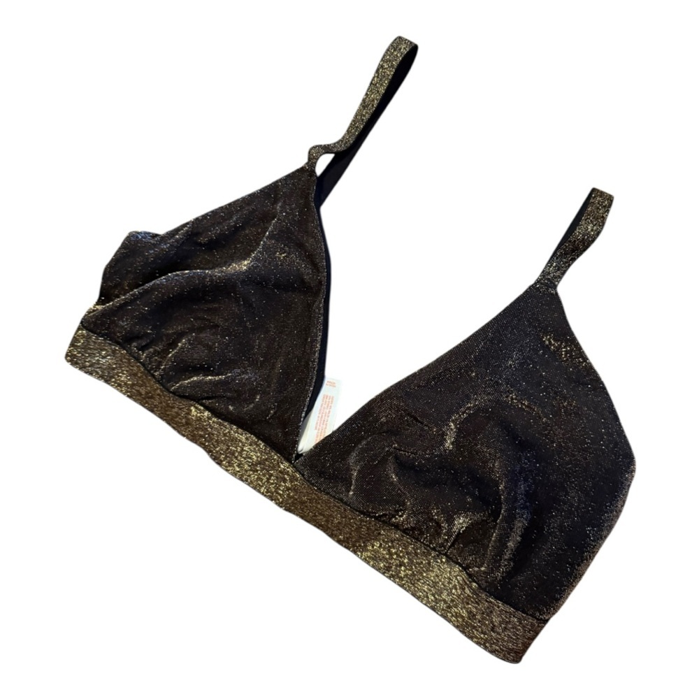 Colsie Black‎ Metallic Bra
